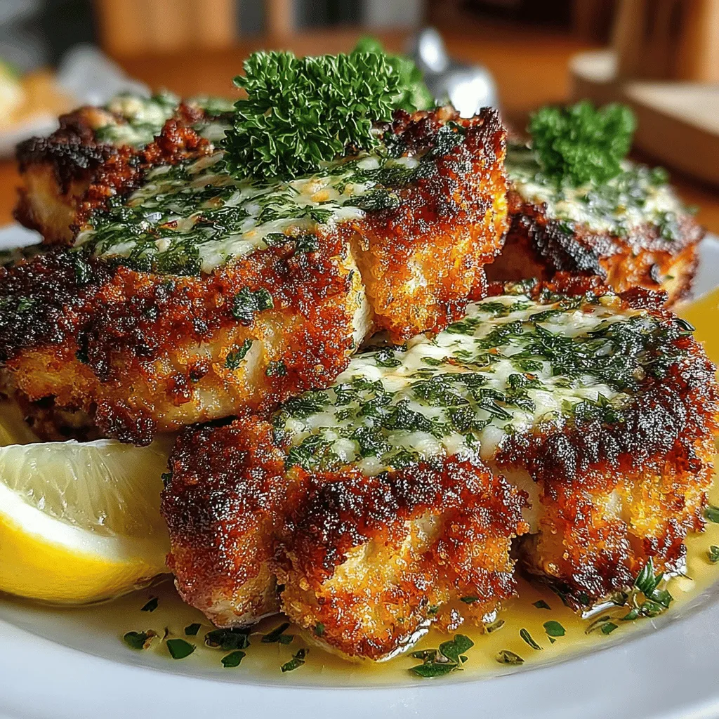 Parmesan Herb Crusted Pork Chops are not just a meal; they are a culinary experience that brings together a delightful blend of flavors and textures. This dish features tender, juicy pork chops enveloped in a crispy, herbaceous crust that tantalizes the taste buds with every bite. Perfect for family dinners or special occasions, these pork chops strike a harmonious balance between the robust flavors of Parmesan cheese and fresh herbs, making them a standout choice for any table.