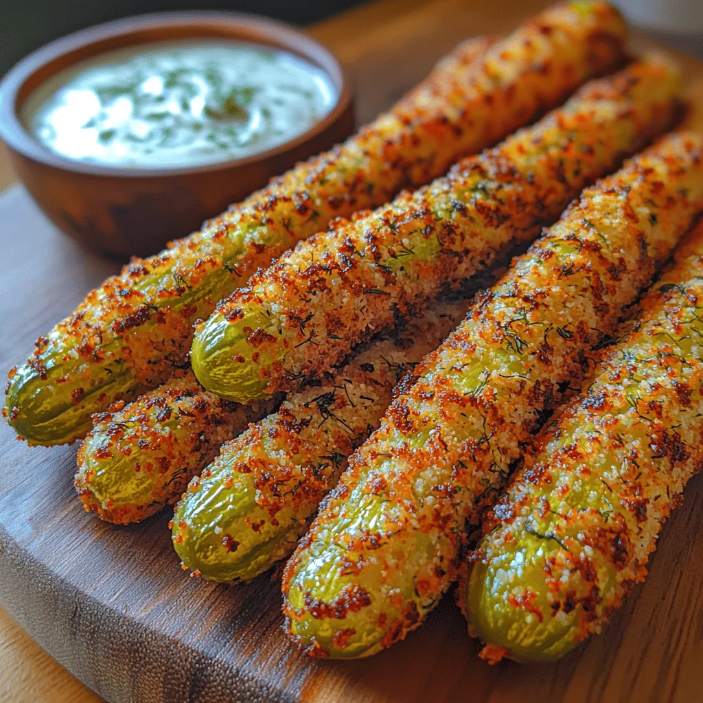 There’s something undeniably magical about the crunch of a perfectly fried pickle. Growing up in a household where snacks often took center stage, I have fond memories of my family gathering around to munch on crispy, golden pickles, their flavorful tang dancing on our taste buds. The excitement of biting into that satisfying crunch, followed by the burst of flavor, created moments of joy that I still cherish. Fast forward to today, and my love for this delightful snack has only deepened. The great news is that you can now enjoy this savory treat without the guilt of deep-frying, thanks to the wonders of air frying. Let me introduce you to my newest obsession: Crispy Crunchy Air-Fried Pickle Spears.