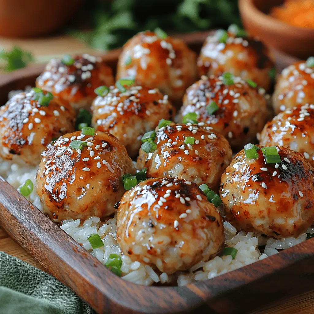 Sticky glazed chicken and rice meatballs are a delightful culinary creation that combines the comforting texture of meatballs with the sweet and savory notes of a sticky glaze. This dish is not just a feast for the taste buds but also a visual treat, making it an exciting addition to any dinner table. The appeal of this recipe lies in its harmonious blend of flavors and textures—tender chicken, fluffy rice, and a sweet glaze create a mouthwatering experience that resonates with both adults and children alike.