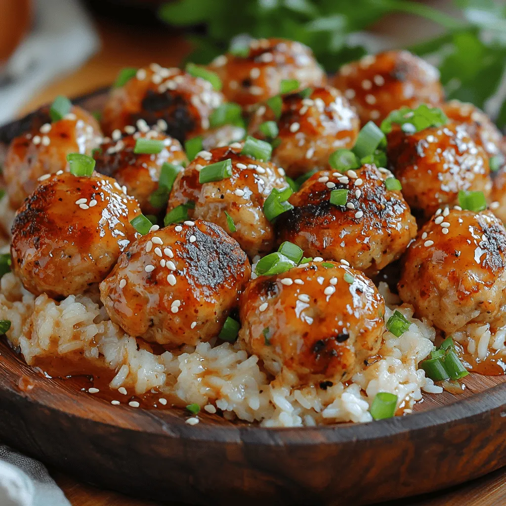 Sticky glazed chicken and rice meatballs are a delightful culinary creation that combines the comforting texture of meatballs with the sweet and savory notes of a sticky glaze. This dish is not just a feast for the taste buds but also a visual treat, making it an exciting addition to any dinner table. The appeal of this recipe lies in its harmonious blend of flavors and textures—tender chicken, fluffy rice, and a sweet glaze create a mouthwatering experience that resonates with both adults and children alike.