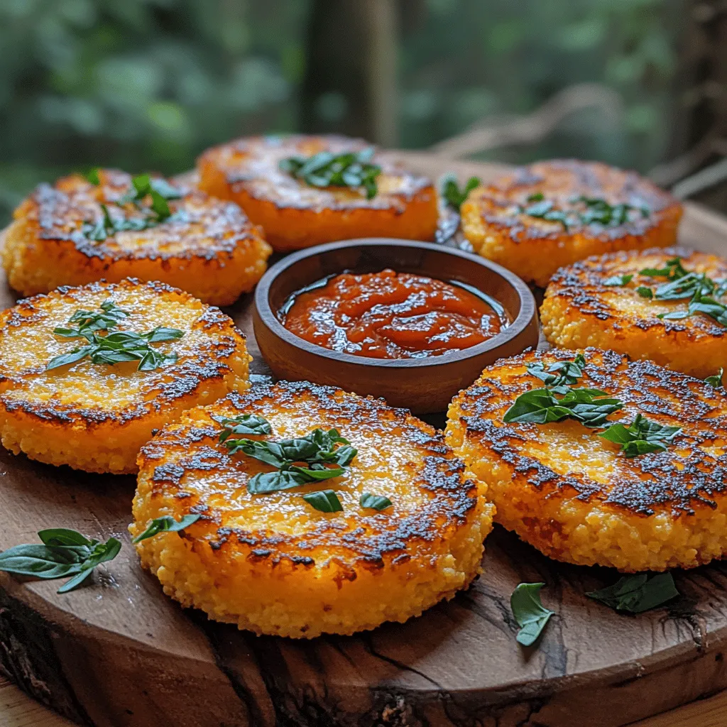 Crispy Parmesan Polenta Cakes are a delightful fusion of textures and flavors that elevate any meal. This dish combines the comforting creaminess of polenta with the savory richness of Parmesan cheese, resulting in a satisfying treat that can serve as an appetizer, side dish, or even a main course. The golden, crispy exterior contrasts beautifully with the soft center, creating a culinary experience that is both comforting and sophisticated.