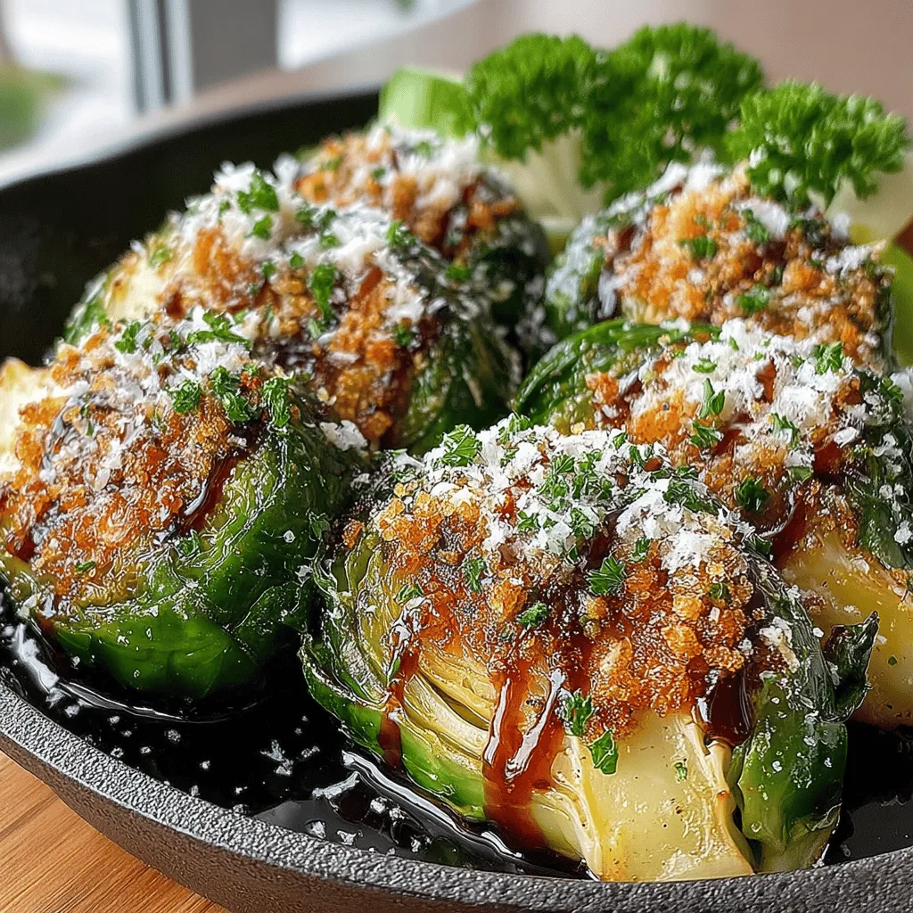 Getting these Brussels sprouts ready is a breeze and only takes about 10 minutes. Here’s how to do it: