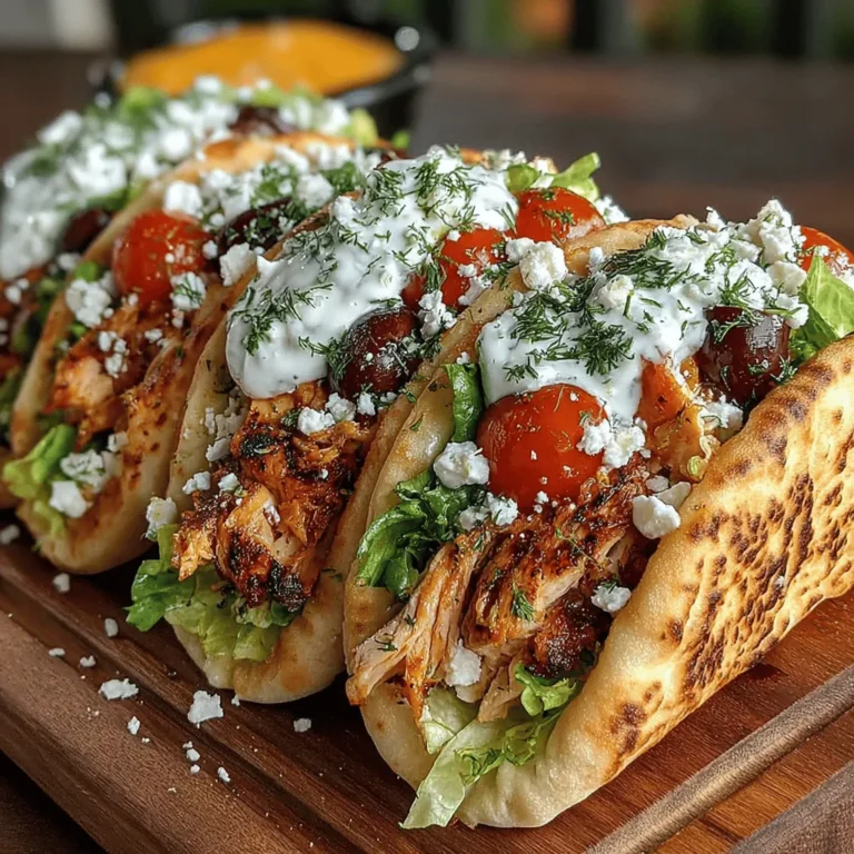 Greek cuisine is celebrated around the world for its vibrant flavors, fresh ingredients, and healthy options. With an emphasis on vegetables, grains, and lean proteins, it offers a delightful array of dishes that cater to both the palate and well-being. One such dish that encapsulates the essence of Greek cooking is the Greek Chicken Pita Pocket. This meal not only satisfies hunger but also provides a wholesome and nutritious dining experience, making it a perfect choice for lunch or dinner.