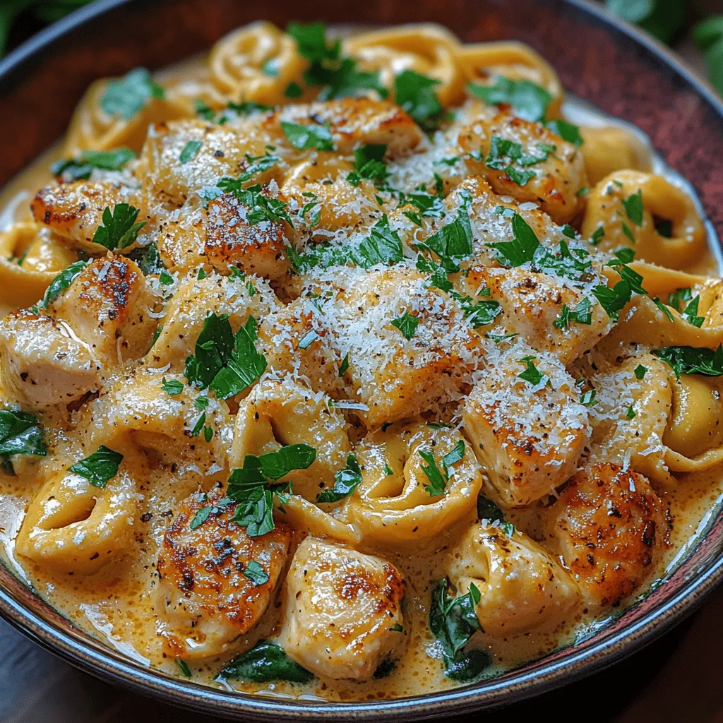 Welcome to the creamy and comforting world of Heavenly Creamy Chicken Alfredo Tortellini, a dish that embodies the essence of indulgence. This delightful recipe combines the rich flavors of tender chicken and cheese-filled tortellini enveloped in a velvety Alfredo sauce, creating a meal that feels both luxurious and homey. Whether you're preparing a cozy weeknight dinner for your family or planning a special gathering with friends, this dish is sure to impress. Its versatility caters to various occasions, making it a staple in many households.