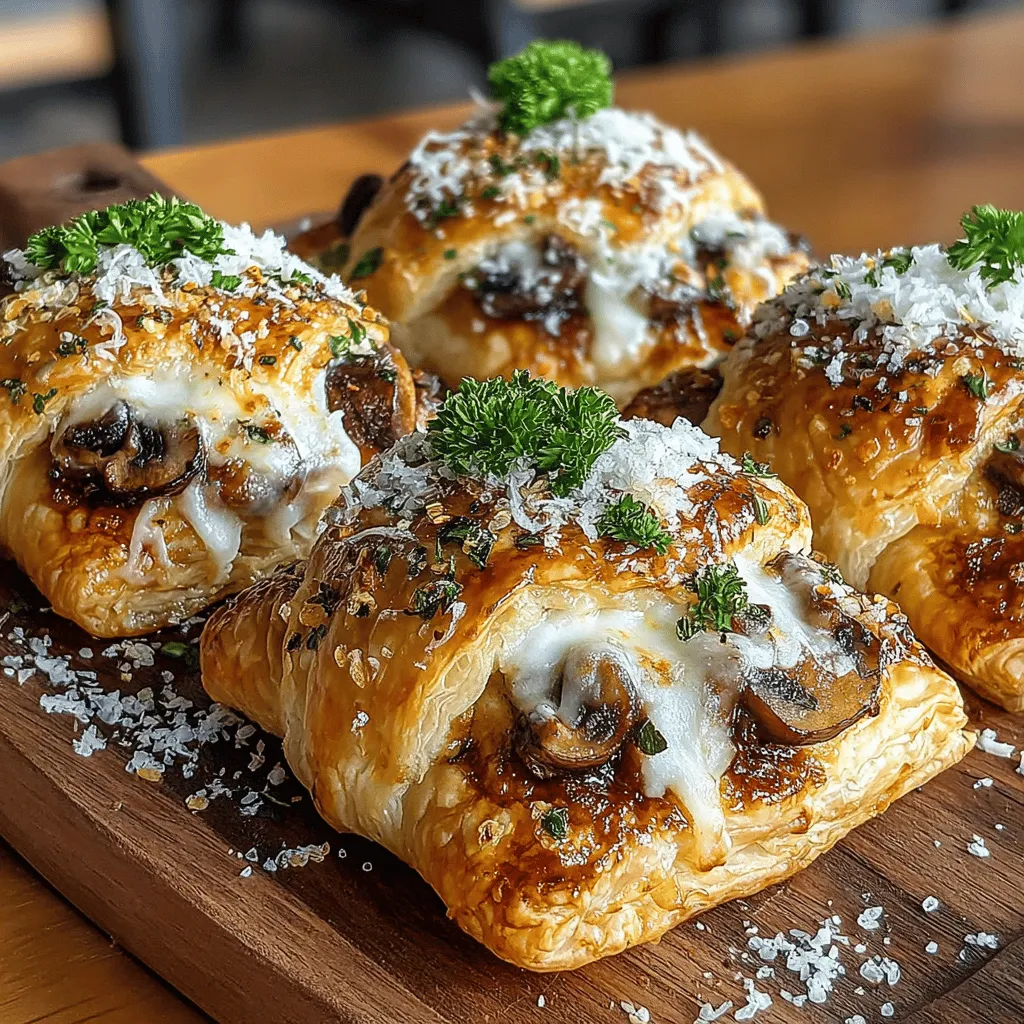 If you're searching for a crowd-pleasing appetizer that combines rich flavors and a satisfying crunch, look no further than Herb Roasted Garlic Mushroom Pizza Bites. These delightful morsels are the perfect blend of savory mushrooms, aromatic herbs, and gooey cheese, all nestled within a flaky puff pastry. Whether you’re hosting a game night, throwing a dinner party, or simply looking for a delicious snack to enjoy with your family, this recipe checks all the boxes for flavor, ease, and versatility.