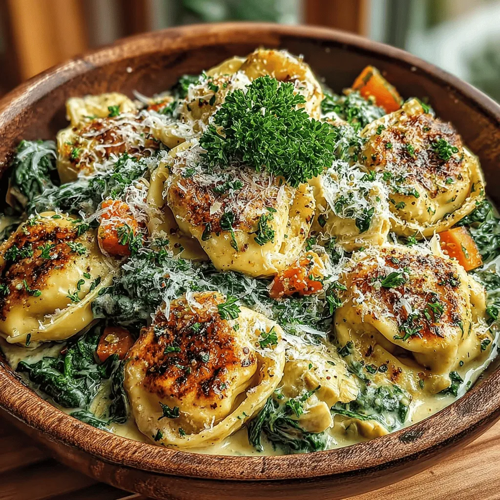 If you're in search of a dish that perfectly balances indulgence and nutrition, look no further than the creamy spinach and artichoke tortellini. This delectable recipe combines the rich flavors of cheese, spinach, and artichoke hearts, creating a meal that is not only satisfying but also bursts with wholesome ingredients. Whether you’re planning a casual weeknight dinner or a gathering with friends, this dish is sure to impress with its creamy texture and vibrant flavors.