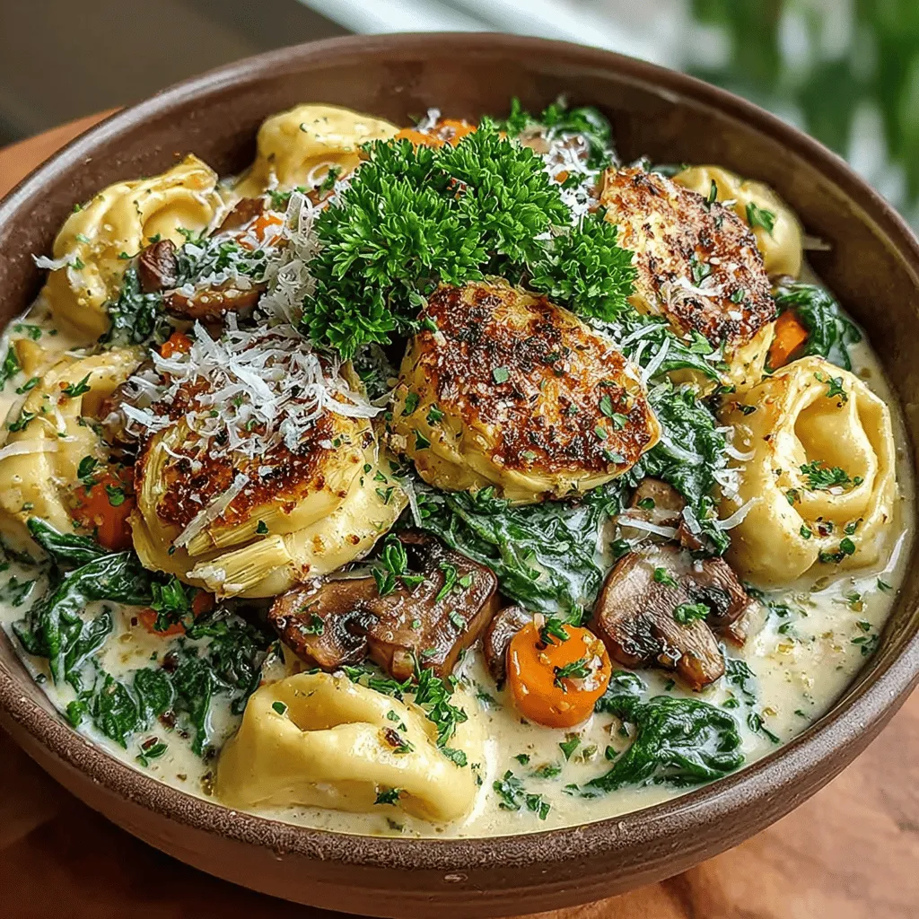 If you're in search of a dish that perfectly balances indulgence and nutrition, look no further than the creamy spinach and artichoke tortellini. This delectable recipe combines the rich flavors of cheese, spinach, and artichoke hearts, creating a meal that is not only satisfying but also bursts with wholesome ingredients. Whether you’re planning a casual weeknight dinner or a gathering with friends, this dish is sure to impress with its creamy texture and vibrant flavors.