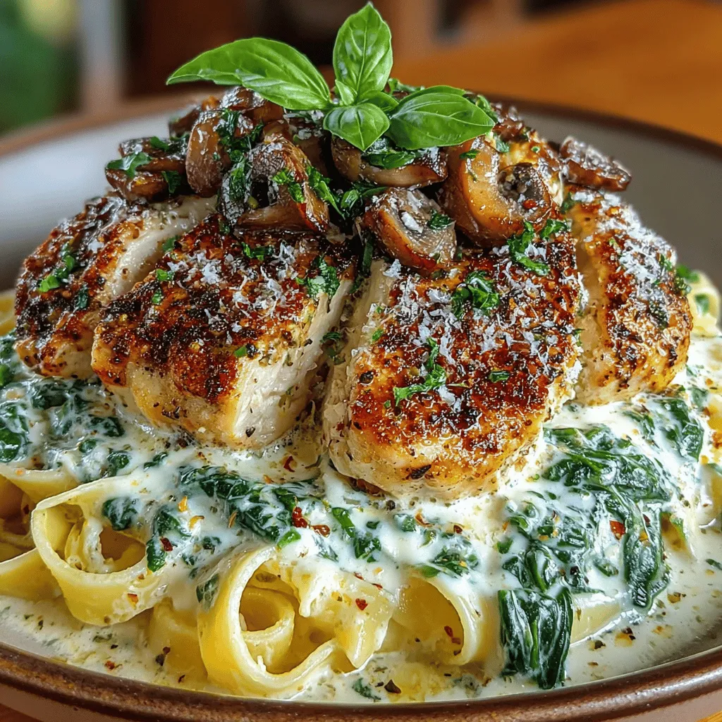 To achieve the best flavor in your Creamy Chicken Florentine Skillet, it's essential to season with salt and pepper to taste. Seasoning isn’t just about adding flavor; it enhances the natural tastes of the chicken, mushrooms, and spinach, ensuring that every element shines through in your dish.
