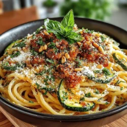 Creamy Parmesan Zucchini Pasta
