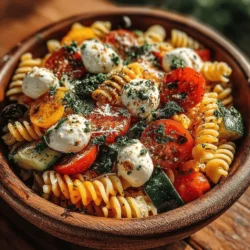 Summer Sunset Pasta Salad Recipe