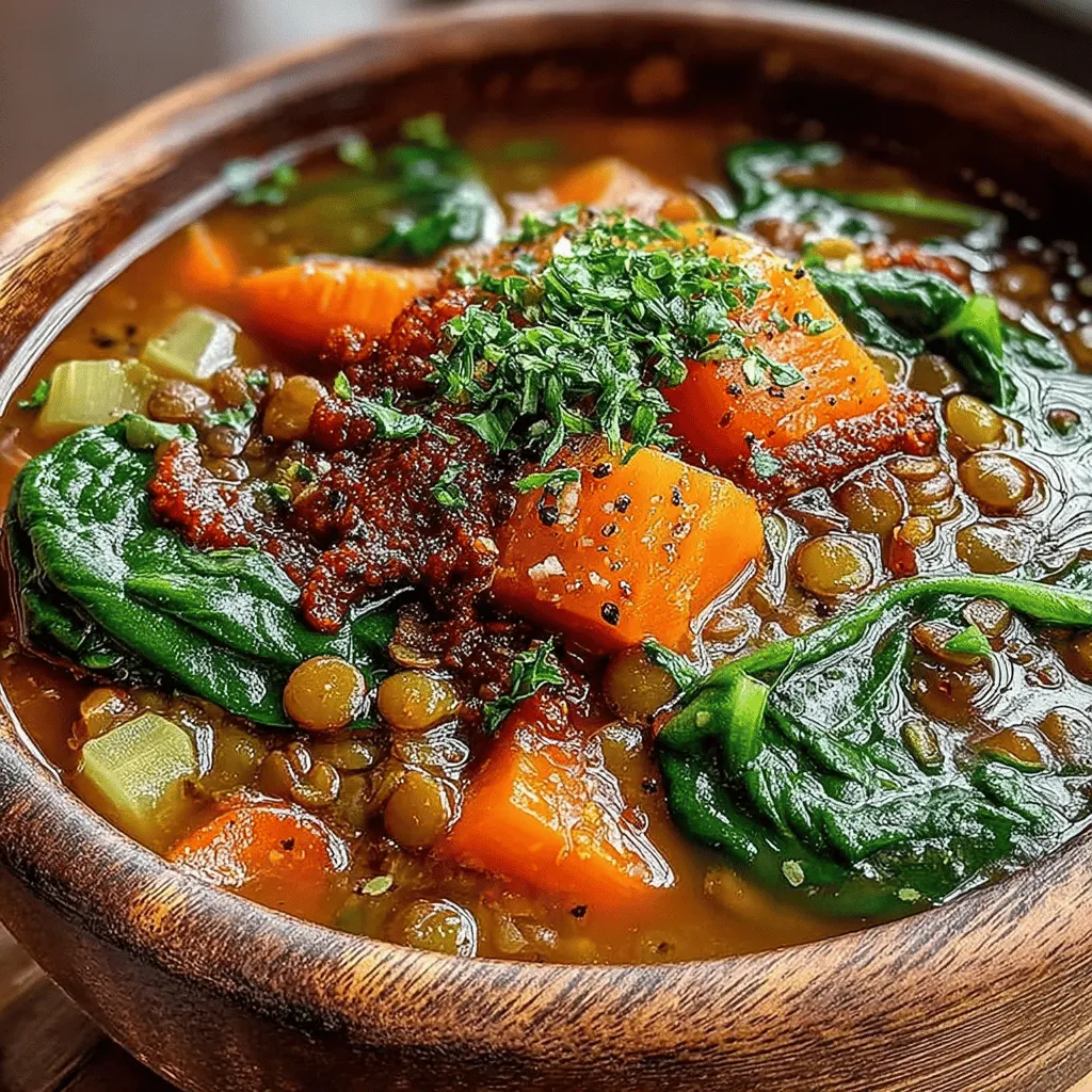 There's something incredibly comforting about a warm bowl of soup, especially when it’s made from wholesome ingredients that nourish both the body and soul. Soup has long been a staple in various cultures, often serving as a warm embrace on cold days or a simple solution for busy weeknights. When I first ventured into a plant-based diet, I found myself exploring a plethora of recipes, some of which were delightful while others required a bit more refinement. However, one recipe that stood out and quickly became a staple in my kitchen was the Wholesome Lentil Delight Soup. This dish is not only simple to prepare, but it also bursts with flavors and nutrients, making it the perfect meal for cozy evenings or busy weeknights.