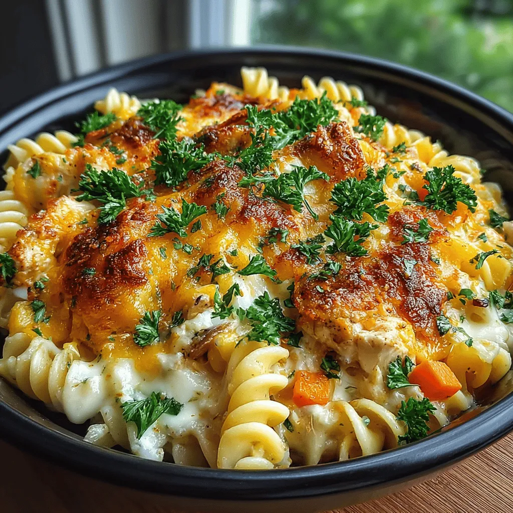 In the realm of comfort food, few dishes resonate as deeply as a hearty pasta bake. The Crockpot Cheesy Chicken Pasta Bake stands out as a quintessential meal that brings families together around the dinner table. This dish embodies the essence of comfort: it’s warm, creamy, and indulgent, making it an ideal choice for both busy weeknights and leisurely weekends. The beauty of this recipe lies not only in its mouthwatering flavors but also in its effortless preparation, allowing you to whip up a satisfying meal without spending hours in the kitchen.