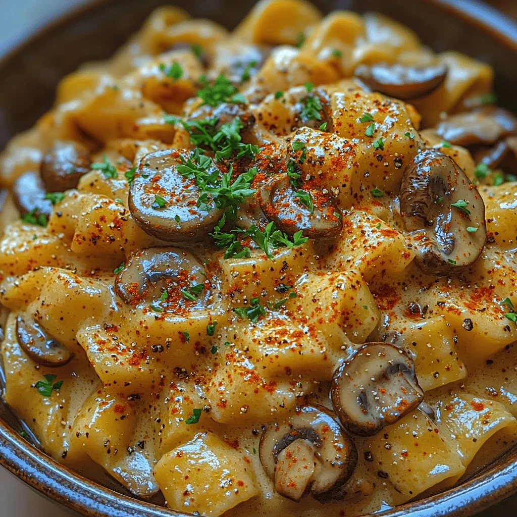 Creamy Mushroom Stroganoff is a rich and comforting dish that has found a cherished place in kitchens around the world. This delightful recipe is a vegetarian twist on the classic beef stroganoff, which dates back to 19th-century Russia. Originally, stroganoff was made with tender strips of beef, but as culinary preferences evolved, so did the variations of this beloved dish. Today, creamy mushroom stroganoff has emerged as a favorite among vegetarians and vegans alike, offering a robust flavor profile without the meat.