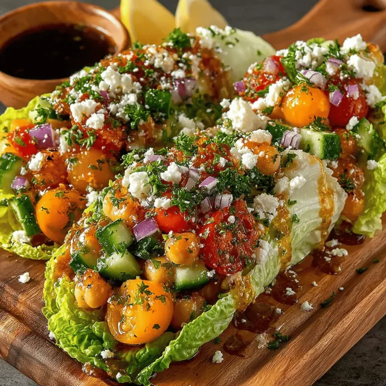 When it comes to preparing Crunchy Chickpea Salad Lettuce Wraps, you'll find it to be a quick and satisfying dish perfect for any occasion. The total time for preparation is approximately 20 minutes, making it an ideal choice for a quick lunch, a light dinner, or a healthy snack. The recipe serves four, with each serving consisting of two to three lettuce wraps, depending on the size of your lettuce leaves and the appetites of your guests.