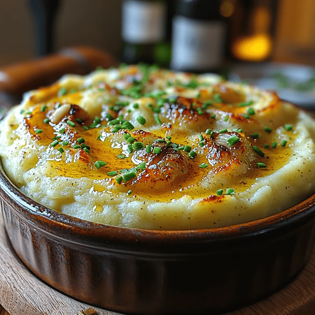 Now that we’ve gathered our ingredients, it’s time to roll up our sleeves and get cooking! Here’s how to create the perfect creamy roasted garlic mashed potatoes: