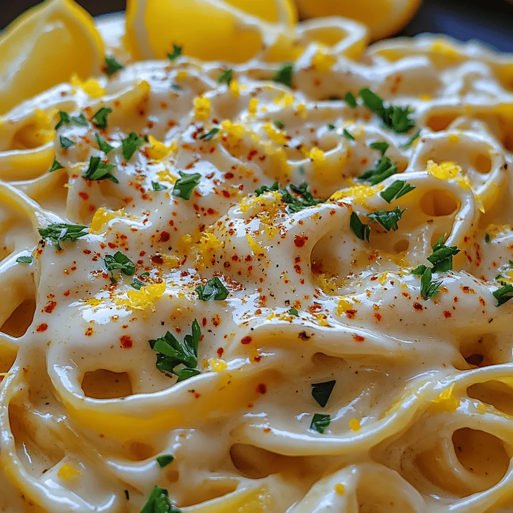 Creamy Zesty Lemon Pasta is a culinary delight that embodies the essence of comfort food while offering a refreshing twist. This dish marries the rich creaminess of heavy cream with the bright, tangy notes of fresh lemon, creating a harmonious balance that tantalizes the taste buds. Enhanced by a hint of spice, the recipe strikes an ideal equilibrium, making it a beloved choice for many home cooks.