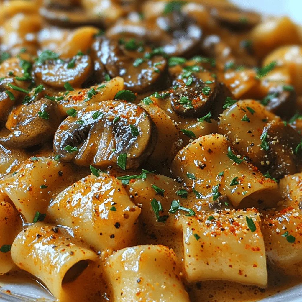 Mushroom Bliss Stroganoff is a delightful and comforting dish that captures the essence of traditional stroganoff while catering to those seeking a vegetarian alternative. This rich and creamy recipe showcases the earthy flavors of mushrooms, making it a satisfying option for both vegetarians and meat lovers alike. The allure of Mushroom Bliss Stroganoff lies in its ability to deliver the same warmth and indulgence associated with classic beef stroganoff, all while being entirely plant-based.