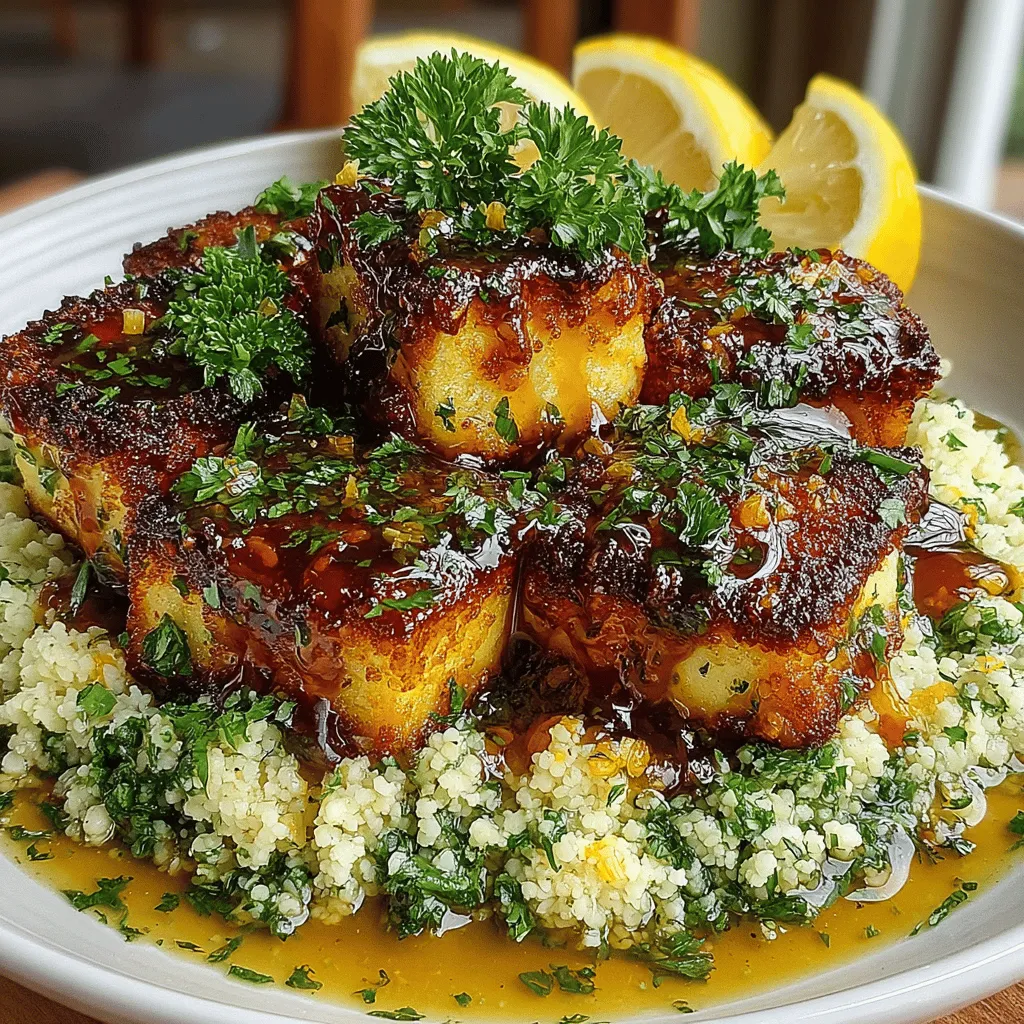 In the world of plant-based cuisine, few dishes can rival the vibrant and flavorful combination of Zesty Lemon Butter Tofu paired with Herbed Couscous. This dish is not just a feast for the palate; it's also a visual delight that brings brightness and freshness to your dining table. With its zesty lemon flavor and the rich, buttery undertones of the sauce, this recipe is an excellent choice for both seasoned vegans and those simply looking to incorporate more plant-based meals into their diet.