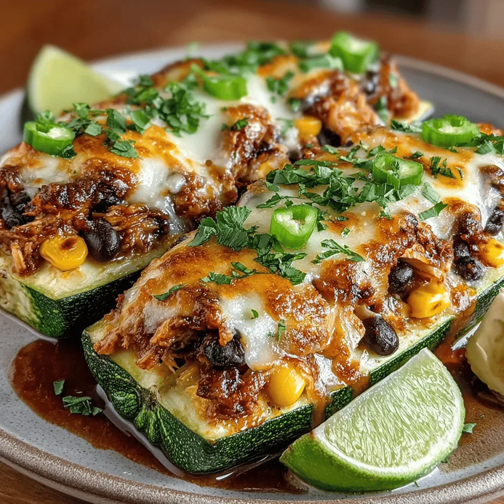 If you're searching for a delicious and health-conscious meal that caters to various dietary preferences, Zesty Chicken Enchilada Zucchini Boats are the perfect solution. This dish combines the delightful flavors of traditional enchiladas with the nutritious benefits of zucchini, creating a satisfying meal that is both low-carb and gluten-free. With vibrant ingredients and a burst of zesty flavors, these zucchini boats offer a refreshing twist on classic Mexican cuisine.