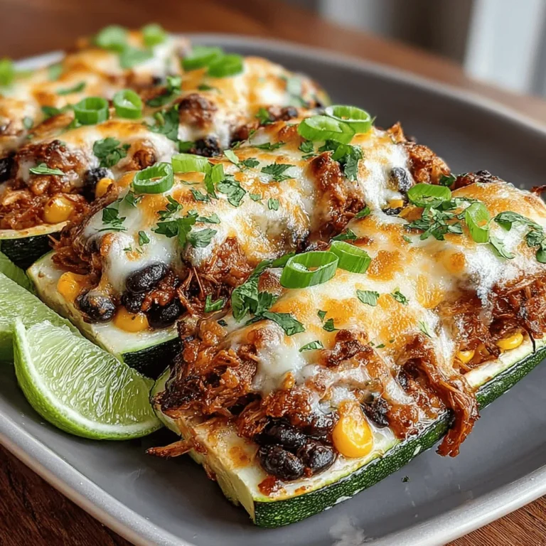 If you're searching for a delicious and health-conscious meal that caters to various dietary preferences, Zesty Chicken Enchilada Zucchini Boats are the perfect solution. This dish combines the delightful flavors of traditional enchiladas with the nutritious benefits of zucchini, creating a satisfying meal that is both low-carb and gluten-free. With vibrant ingredients and a burst of zesty flavors, these zucchini boats offer a refreshing twist on classic Mexican cuisine.