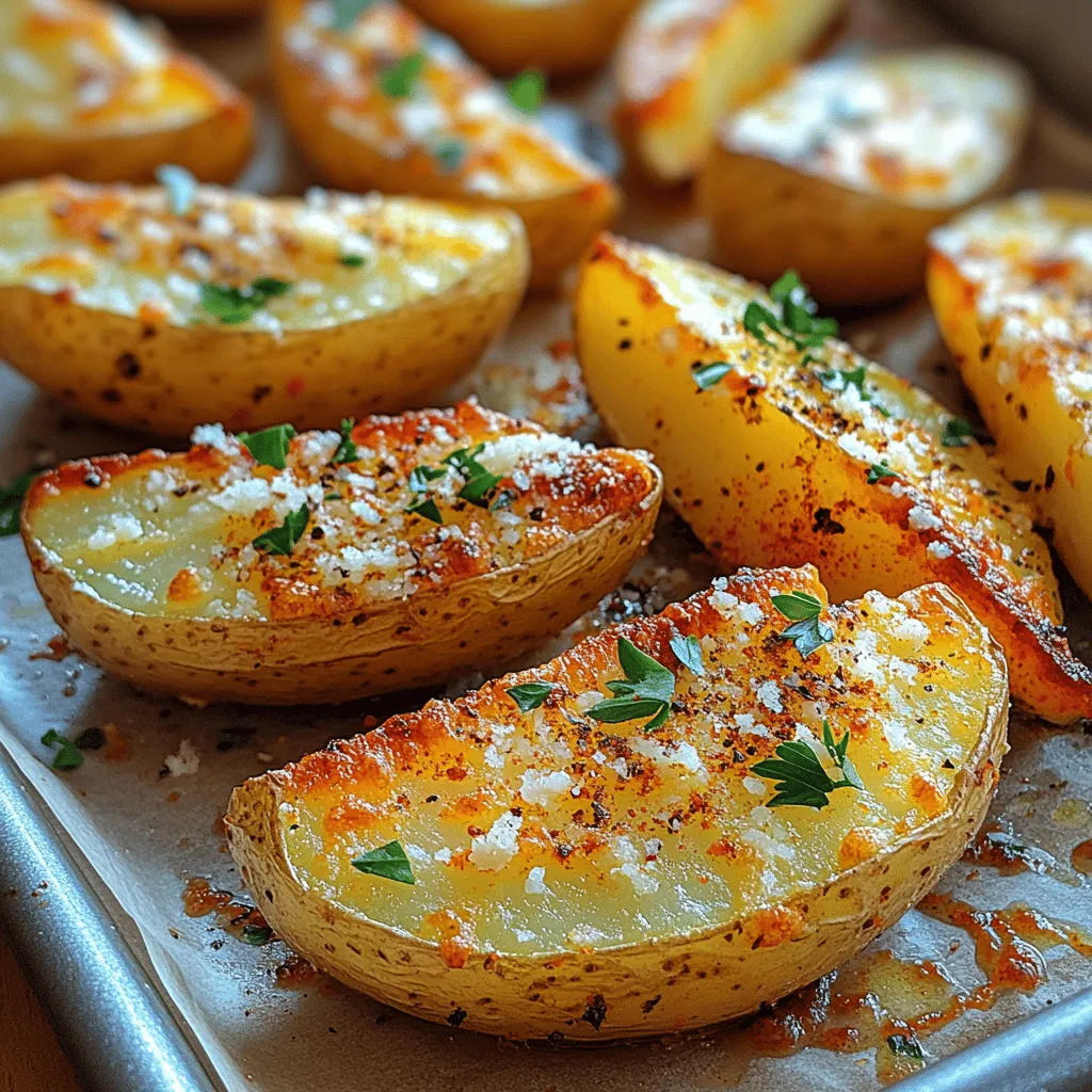 To create the perfect crispy garlic Parmesan potato wedges, it’s essential to select the right ingredients. Each component plays a pivotal role in achieving that ideal combination of flavor and texture.
