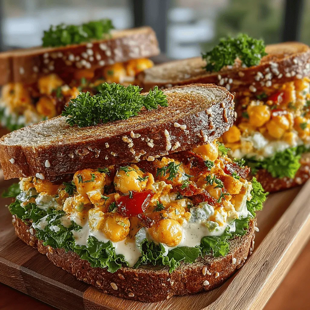 In the realm of healthy eating, chickpea salad sandwiches have emerged as a delightful and nutritious option that appeals to a wide range of dietary preferences. These sandwiches are not only easy to prepare but also incredibly versatile, making them an ideal choice for lunch, a quick snack, or even a casual dinner. The Zesty Chickpea Salad Sandwich, in particular, stands out due to its bright flavors and wholesome ingredients, making it a satisfying meal for everyone from busy professionals to families seeking nutritious options.