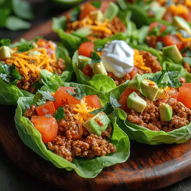 Exploring healthy, delicious meals can be a delightful adventure, especially when it comes to incorporating fresh ingredients and vibrant flavors into your diet. One such dish that encapsulates this spirit is the Crispy Turkey Taco Lettuce Cups. These delightful cups combine lean ground turkey with a medley of spices and fresh toppings, all served in crunchy lettuce leaves for a low-carb, refreshing meal. Perfect for busy weeknights, family gatherings, or even meal prep, these turkey taco lettuce cups are sure to satisfy your cravings while keeping your health goals in check.