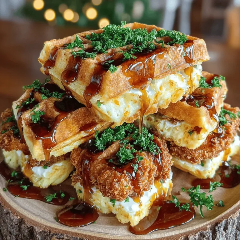 Golden Buttermilk Waffle Chicken Bites are a delightful twist on the classic chicken and waffles dish, bringing together the savory crunch of fried chicken and the sweet, fluffy texture of buttermilk waffles. This unique recipe not only satisfies your taste buds but also serves as a comforting meal that seamlessly blends flavors and textures, making it a perfect choice for brunch, lunch, or even dinner. The combination of crispy chicken bites nestled between warm, golden waffles creates a symphony of taste that is both hearty and indulgent.