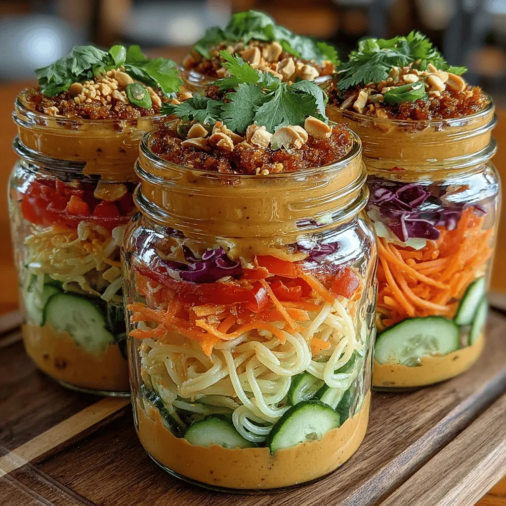 In recent years, mason jar salads have surged in popularity as a convenient and visually appealing meal prep option. These layered salads not only offer a quick grab-and-go solution for busy lifestyles but also allow for a multitude of flavor combinations that can cater to various dietary preferences. Among the myriad of delicious options, the Spicy Peanut Noodle Mason Jar Salad stands out for its unique blend of flavors and vibrant presentation. This recipe provides a satisfying balance of spicy, sweet, and savory notes, making it a favorite among health-conscious foodies and busy individuals alike.