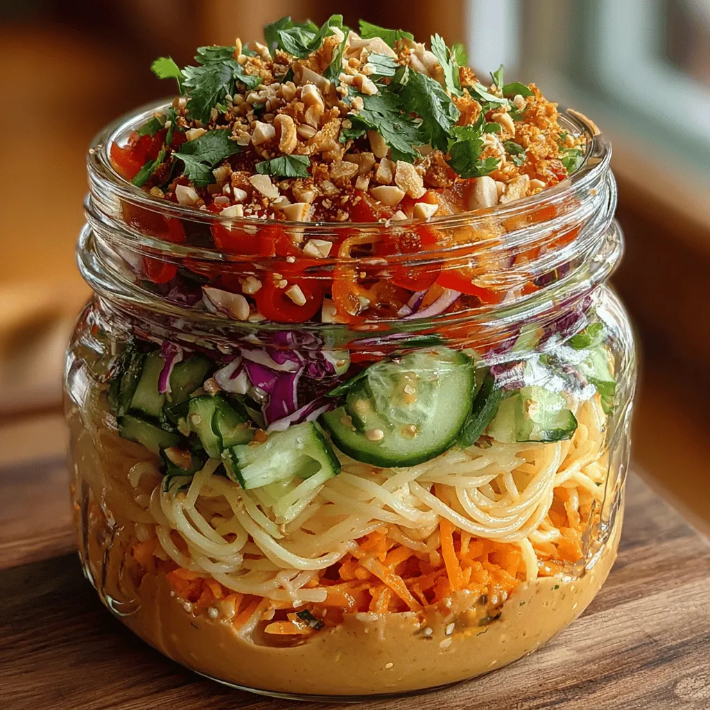In recent years, mason jar salads have surged in popularity as a convenient and visually appealing meal prep option. These layered salads not only offer a quick grab-and-go solution for busy lifestyles but also allow for a multitude of flavor combinations that can cater to various dietary preferences. Among the myriad of delicious options, the Spicy Peanut Noodle Mason Jar Salad stands out for its unique blend of flavors and vibrant presentation. This recipe provides a satisfying balance of spicy, sweet, and savory notes, making it a favorite among health-conscious foodies and busy individuals alike.