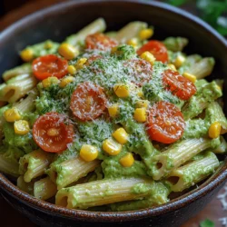Creamy Avocado Ranch Pasta is a delightful dish that seamlessly combines the richness of avocados with the tangy flavor of ranch dressing, creating a unique and satisfying meal. This recipe is particularly appealing for those who crave a creamy pasta without the heaviness of traditional sauces. It is a perfect example of how you can enjoy comfort food while still prioritizing health and nutrition. With the benefits of avocados and Greek yogurt, this dish is not only delicious but also packed with nutrients that support a balanced diet.