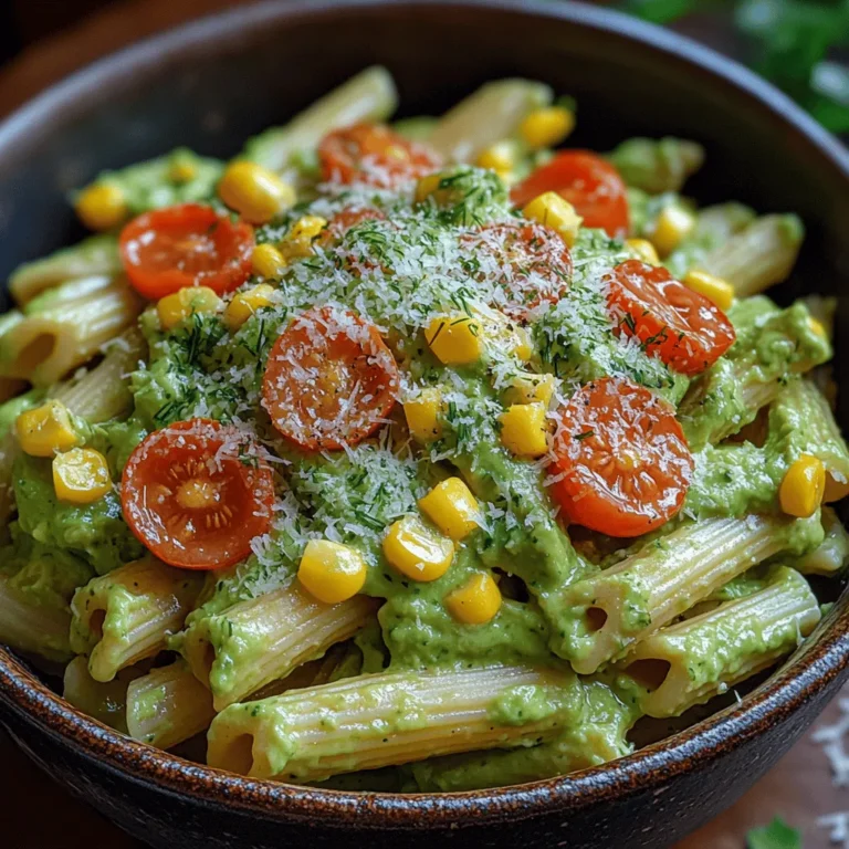 Creamy Avocado Ranch Pasta is a delightful dish that seamlessly combines the richness of avocados with the tangy flavor of ranch dressing, creating a unique and satisfying meal. This recipe is particularly appealing for those who crave a creamy pasta without the heaviness of traditional sauces. It is a perfect example of how you can enjoy comfort food while still prioritizing health and nutrition. With the benefits of avocados and Greek yogurt, this dish is not only delicious but also packed with nutrients that support a balanced diet.