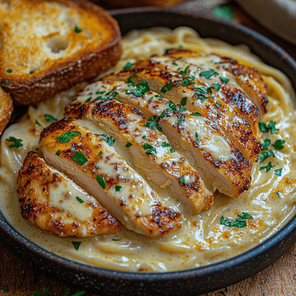 There’s something undeniably comforting about a plate of creamy Chicken Alfredo. The rich, velvety sauce enveloping tender fettuccine, paired with succulent chicken, has a way of making everything feel just right. I still remember the first time I tried this dish; it was at a quaint little Italian restaurant tucked away in my hometown. The aroma of garlic and the sight of bubbling cheese brought back memories of family dinners, laughter, and the joy of sharing a meal. Fast forward to today, I've mastered this recipe, and I can’t wait to share it with you. Join me as we embark on this delicious culinary adventure that will leave your taste buds dancing and your heart full.