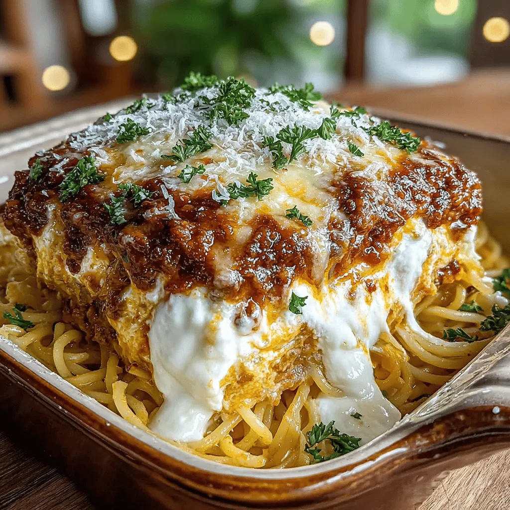 There’s something undeniably comforting about a classic baked spaghetti casserole. This dish evokes memories of family gatherings, laughter around the dinner table, and the enticing aroma wafting through the kitchen as it bakes to perfection. As a child, I remember my grandmother preparing this dish, always with a little extra love and a generous sprinkle of cheese. The way she layered the ingredients, filling our home with warmth and anticipation, made each meal special. It’s a recipe that has been passed down through generations, and every time I make it, I feel a connection to those cherished moments.
