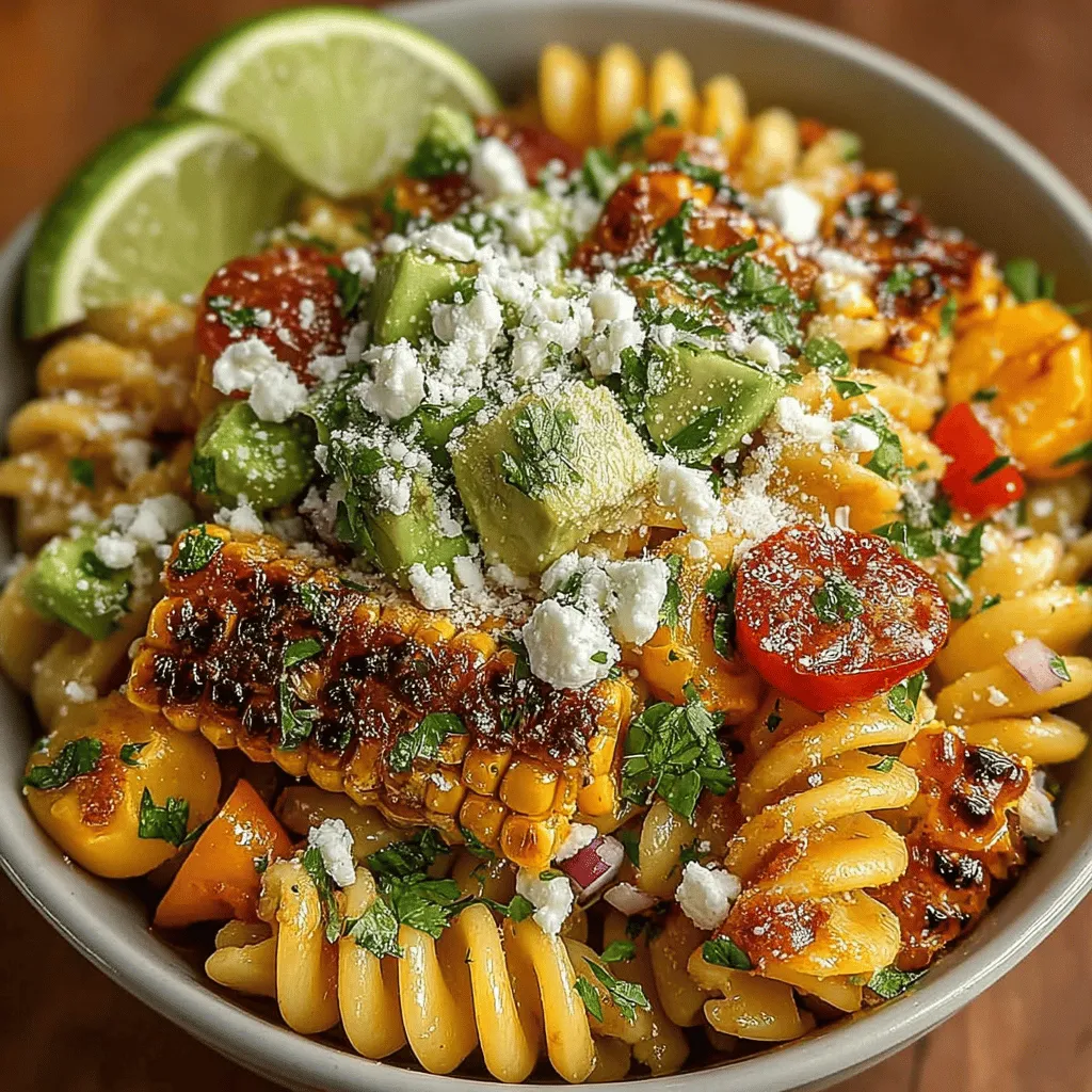 Cotija cheese is essential for this dish as it provides a delightful salty bite that complements the sweetness of the corn and the creaminess of the dressing. Its crumbly texture makes it easy to sprinkle over the salad, enhancing both flavor and presentation. If you can’t find cotija cheese in your local grocery store, don’t worry! Feta cheese serves as a great substitute, providing a similar tangy flavor that works beautifully in this recipe.