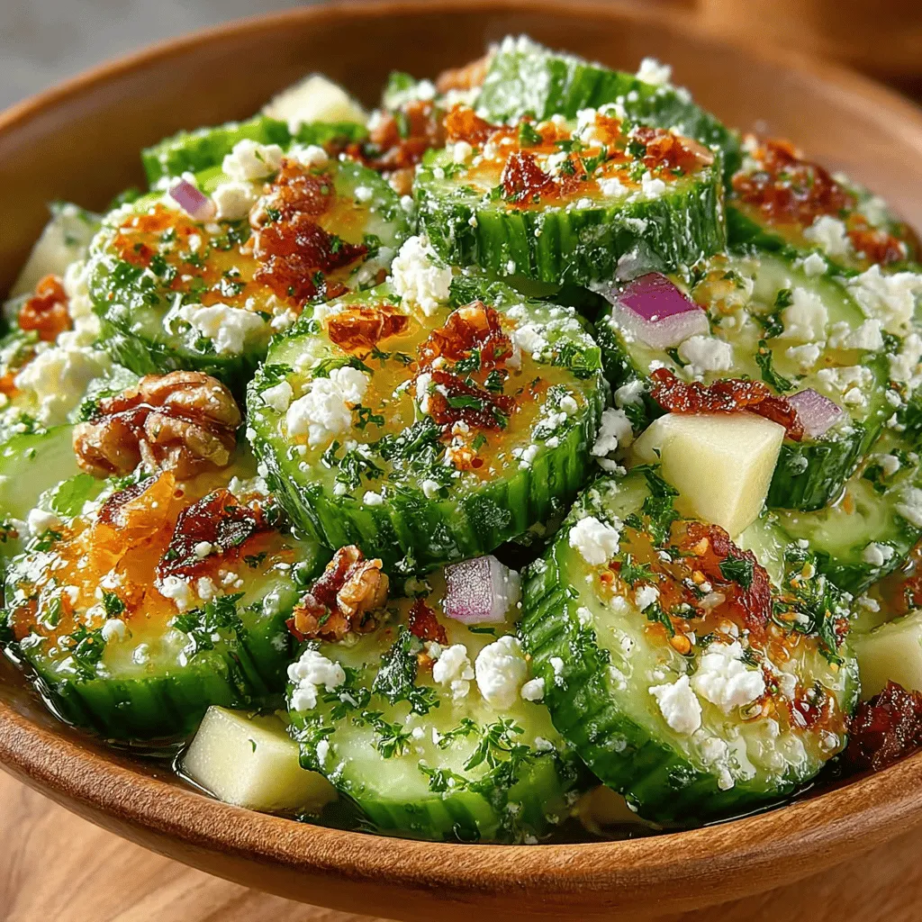 As the seasons shift toward warmer weather, our cravings often lean towards lighter, refreshing meals that invigorate the palate. Enter the Crisp & Zesty Cucumber Apple Delight, a salad that perfectly embodies the essence of spring and summer. This delightful dish combines the cool crunch of cucumbers with the sweet and tangy notes of apples, creating a vibrant medley that's as nutritious as it is delicious.