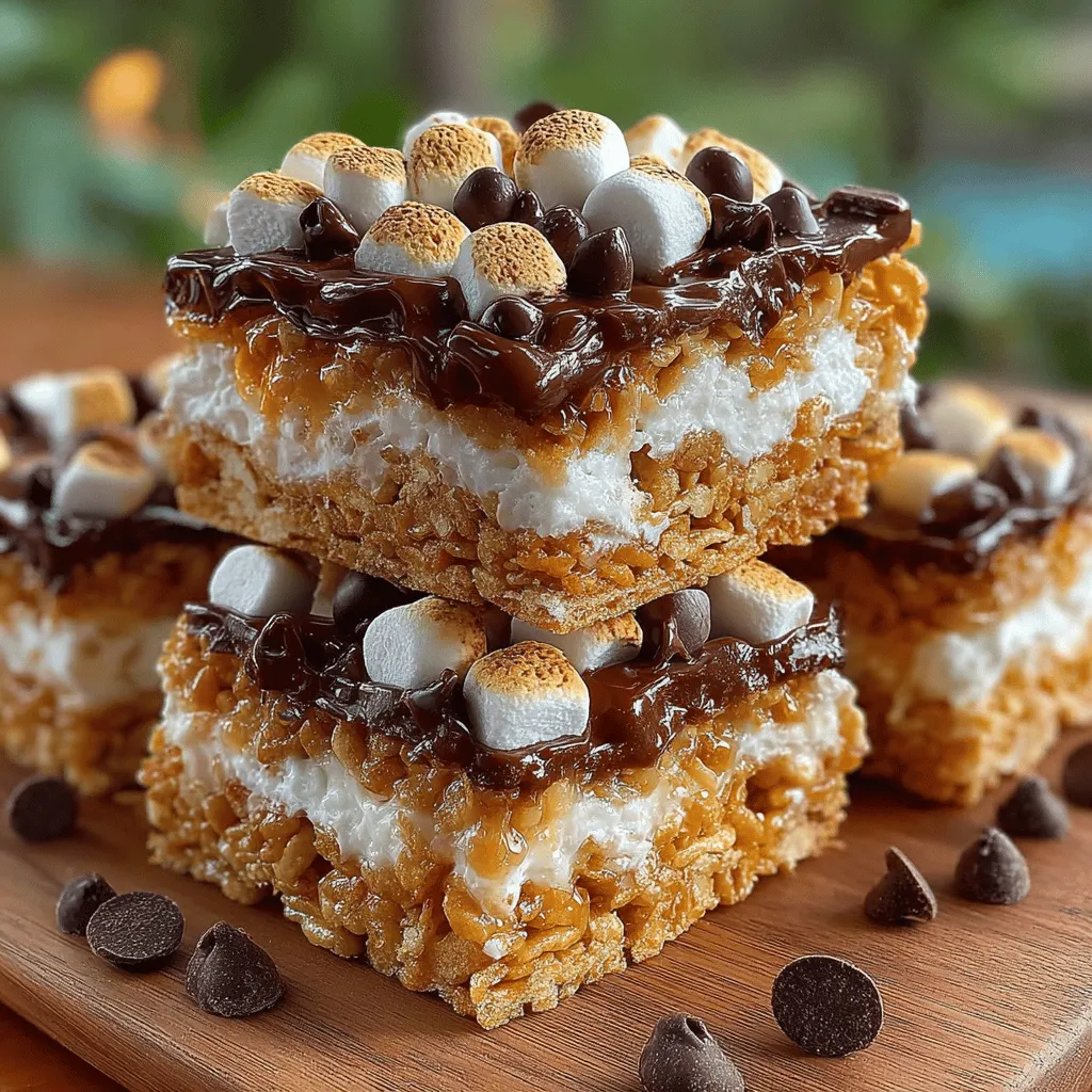 When you think of summer, campfires, and childhood memories, it's hard not to recall the mouthwatering experience of roasting marshmallows over an open flame, sandwiched between two graham crackers and a piece of chocolate. This nostalgic treat, known as s'mores, has been a beloved staple of outdoor gatherings for generations. Now, imagine all that gooey goodness captured in a convenient, no-bake dessert format. Enter S’mores Delight Cereal Bars—a delightful twist on the classic s’more that combines all the flavors you love into an easy-to-make snack perfect for any occasion.