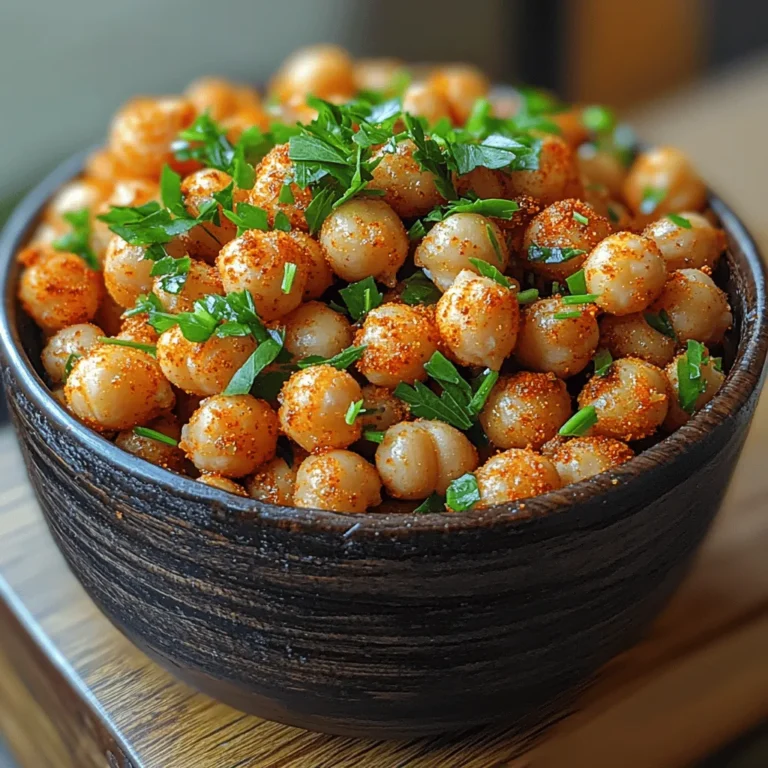 Once your chickpeas are seasoned to your taste, it’s time to move onto the roasting process. Start by spreading the seasoned chickpeas in a single layer on your prepared baking sheet. It’s important that they are laid out in a way that allows them enough space to roast properly; overcrowding the baking sheet can lead to steaming instead of achieving that delightful roast.