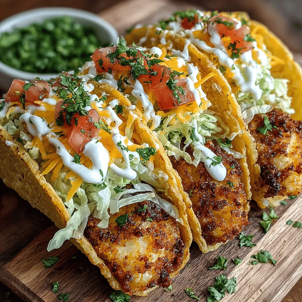 Air fryer recipes have taken the culinary world by storm, and for good reason. They offer a perfect blend of convenience and health, allowing home cooks to create delicious meals with less oil and fewer calories than traditional frying methods. The Crispy Air Fryer Ranch Potato Tacos stand out as a new favorite, showcasing an innovative way to enjoy tacos while keeping them light and satisfying. These tacos not only cater to the cravings for crispy textures and bold flavors but also provide a nutritious meal option that can please even the pickiest eaters.