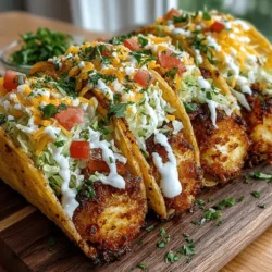 Crispy Air Fryer Ranch Potato Tacos: A Flavorful Delight