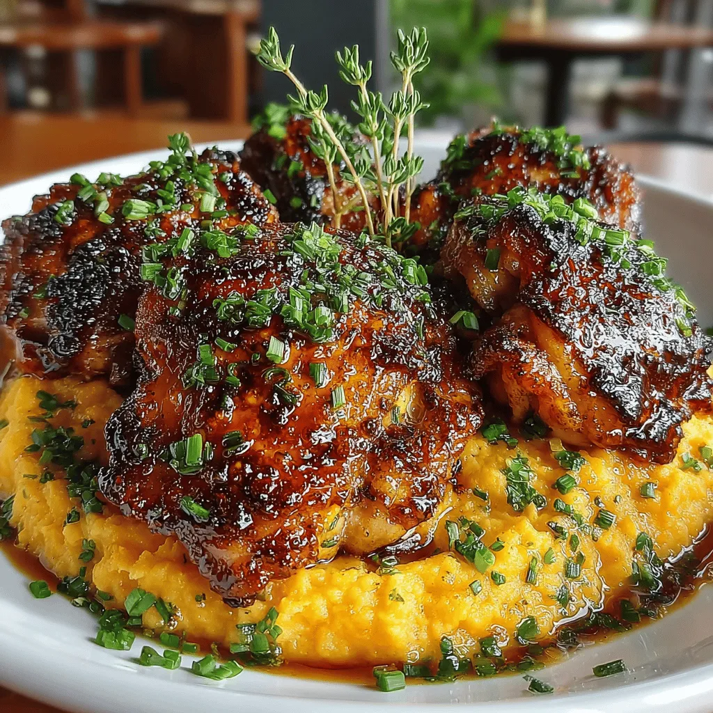 When it comes to comforting and satisfying meals, few dishes can rival the delightful combination of Maple Dijon Glazed Chicken Thighs served with a creamy carrot mash. This recipe seamlessly marries the rich, succulent flavors of chicken thighs with a uniquely sweet and tangy glaze, creating a dish that’s sure to impress both your family and guests. As an easy-to-prepare meal, Maple Dijon glazed chicken is perfect for weeknight dinners but also has the flair needed for special occasions. The vibrant colors and robust flavors invite everyone to gather around the table, making it a true crowd-pleaser.