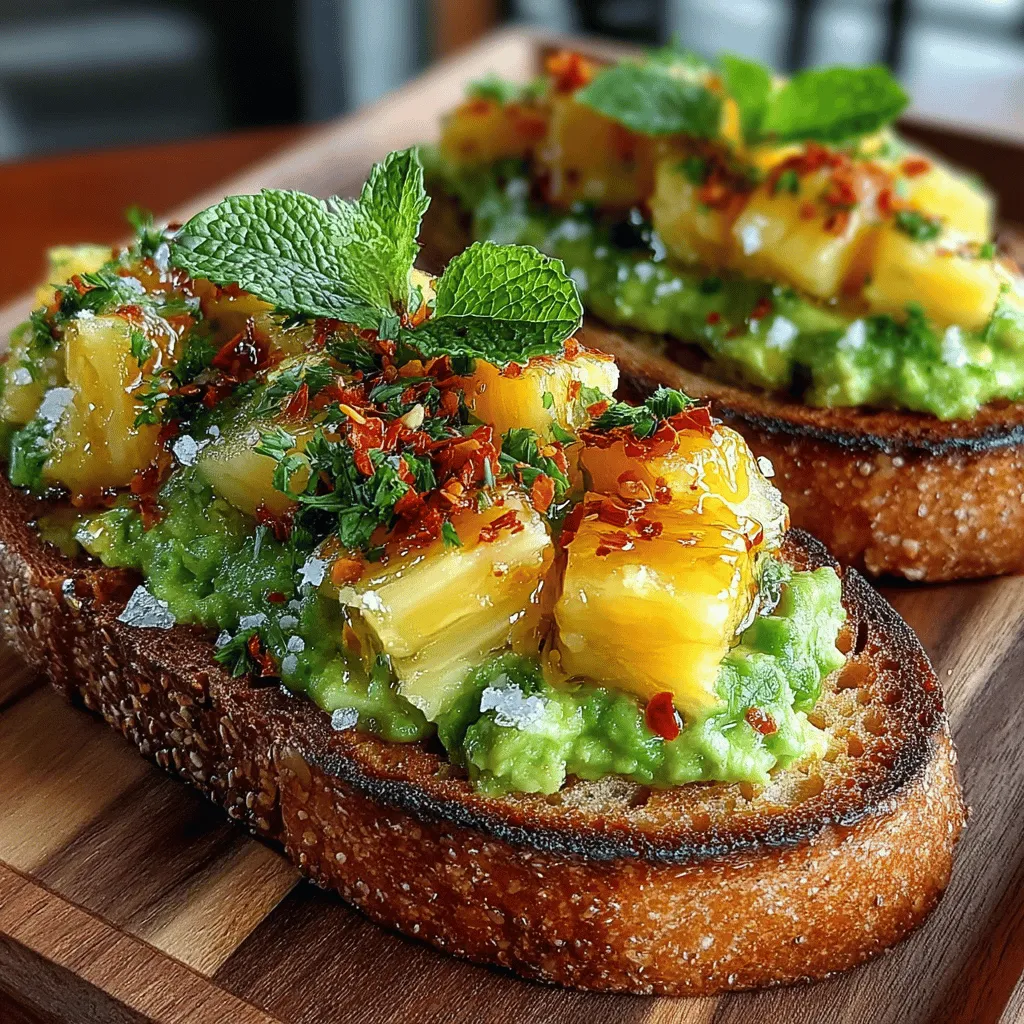 In recent years, avocado toast has surged in popularity, becoming a beloved staple for breakfast enthusiasts and health-conscious snackers alike. This simple yet satisfying dish has evolved from a trendy café menu item to a versatile canvas for culinary creativity. Among the myriad variations, the Tropical Bliss Pineapple Avocado Toast stands out as a refreshing and healthy twist that transports your taste buds to sun-kissed shores.