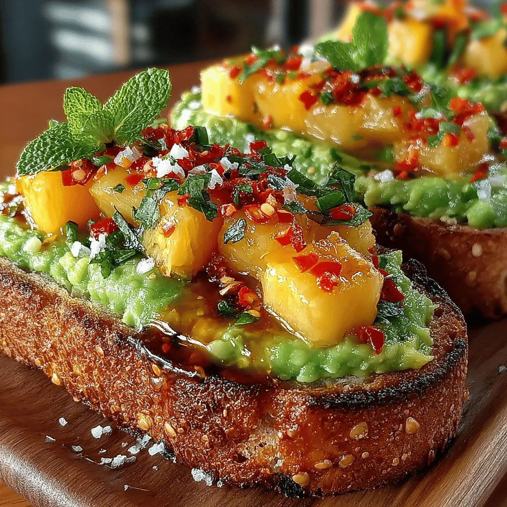 In recent years, avocado toast has surged in popularity, becoming a beloved staple for breakfast enthusiasts and health-conscious snackers alike. This simple yet satisfying dish has evolved from a trendy café menu item to a versatile canvas for culinary creativity. Among the myriad variations, the Tropical Bliss Pineapple Avocado Toast stands out as a refreshing and healthy twist that transports your taste buds to sun-kissed shores.