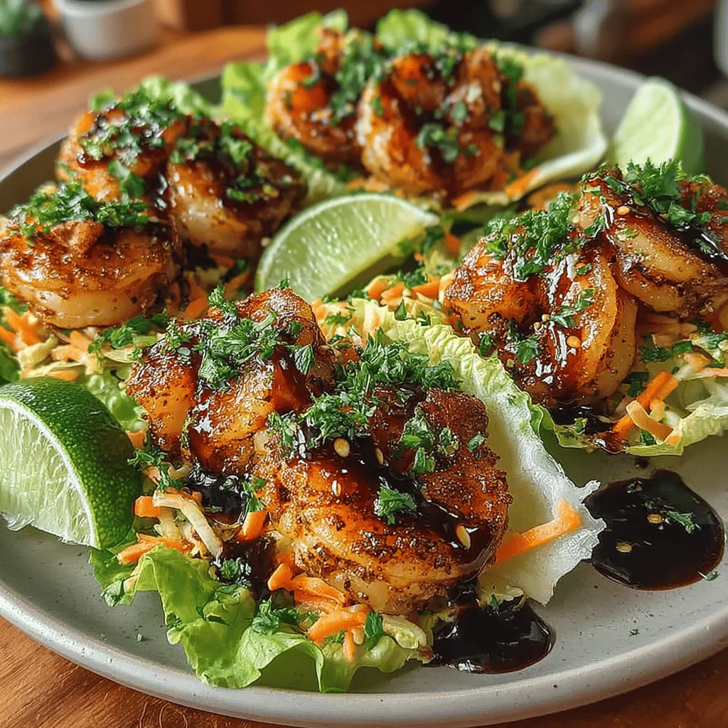 In the world of quick yet flavorful meals, Shrimp Lettuce Wraps with Blueberry Glaze shine as a refreshing and healthy option. These wraps combine the succulent taste of shrimp with a unique, sweet-tart blueberry glaze, all nestled within crisp lettuce leaves. Ideal for a light lunch or a delightful appetizer, this recipe not only showcases vibrant ingredients but also provides essential nutrients.