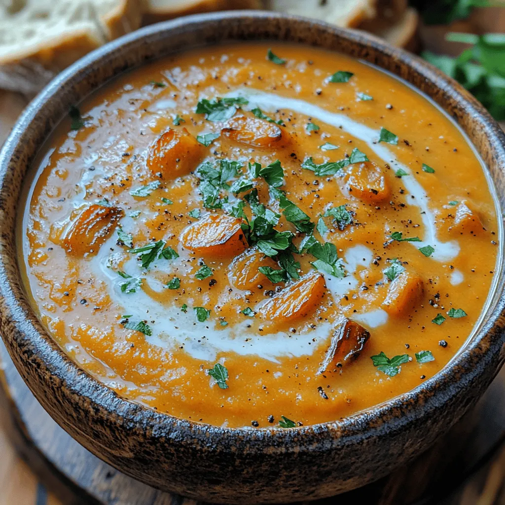 As the chill of winter settles in, there's nothing quite like the embrace of comfort food to warm the soul. The aroma of a simmering pot filled with wholesome ingredients can evoke feelings of nostalgia and contentment, making it a staple in many kitchens during the colder months. Among the myriad of comforting dishes, creamy soups have a special place, providing warmth and richness in every spoonful. One standout recipe that perfectly encapsulates the essence of comfort is the Heavenly Creamy Roasted Carrot Soup.