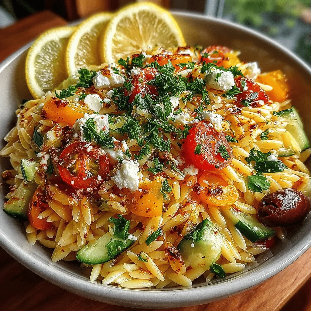 Mediterranean cuisine is celebrated for its vibrant flavors, fresh ingredients, and healthy options that cater to a variety of palates. Among the many culinary treasures it offers, the Mediterranean Orzo Salad stands out as a delightful dish that not only captivates the eye but also nourishes the body. This salad is a perfect harmonious blend of textures and tastes, making it an ideal choice for any meal or gathering. Whether served as a side dish at a barbecue, a light lunch on a warm day, or a centerpiece at a potluck, Mediterranean Orzo Salad is bound to impress.