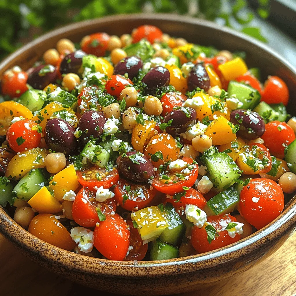 The Chickpea Sunshine Salad is not just a dish; it's a celebration of colors, flavors, and health. This vibrant recipe captures the essence of fresh, wholesome ingredients and Mediterranean culinary traditions, making it a perfect choice for anyone seeking a light yet satisfying meal. With its combination of protein-rich chickpeas, crisp vegetables, and tangy feta cheese, this salad is designed to be both nutritious and delicious. Whether you are preparing it for a leisurely lunch, a side dish for dinner, or a potluck gathering, the Chickpea Sunshine Salad promises to brighten your plate and your palate.