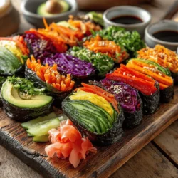 Rainbow Veggie Sushi Wraps: A Step-by-Step Guide to Deliciousness