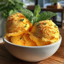 Mango sorbet is not just a dessert; it’s an experience. The moment you take a spoonful, the tropical flavor explodes in your mouth, evoking memories of sun-drenched vacations, beachside cabanas, and the carefree spirit of summer. The smooth texture of the sorbet, combined with the sweet, fruity notes of mango, makes it an irresistible choice for dessert lovers everywhere.