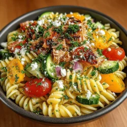 Zesty Lemon Tuna Pasta Salad Recipe